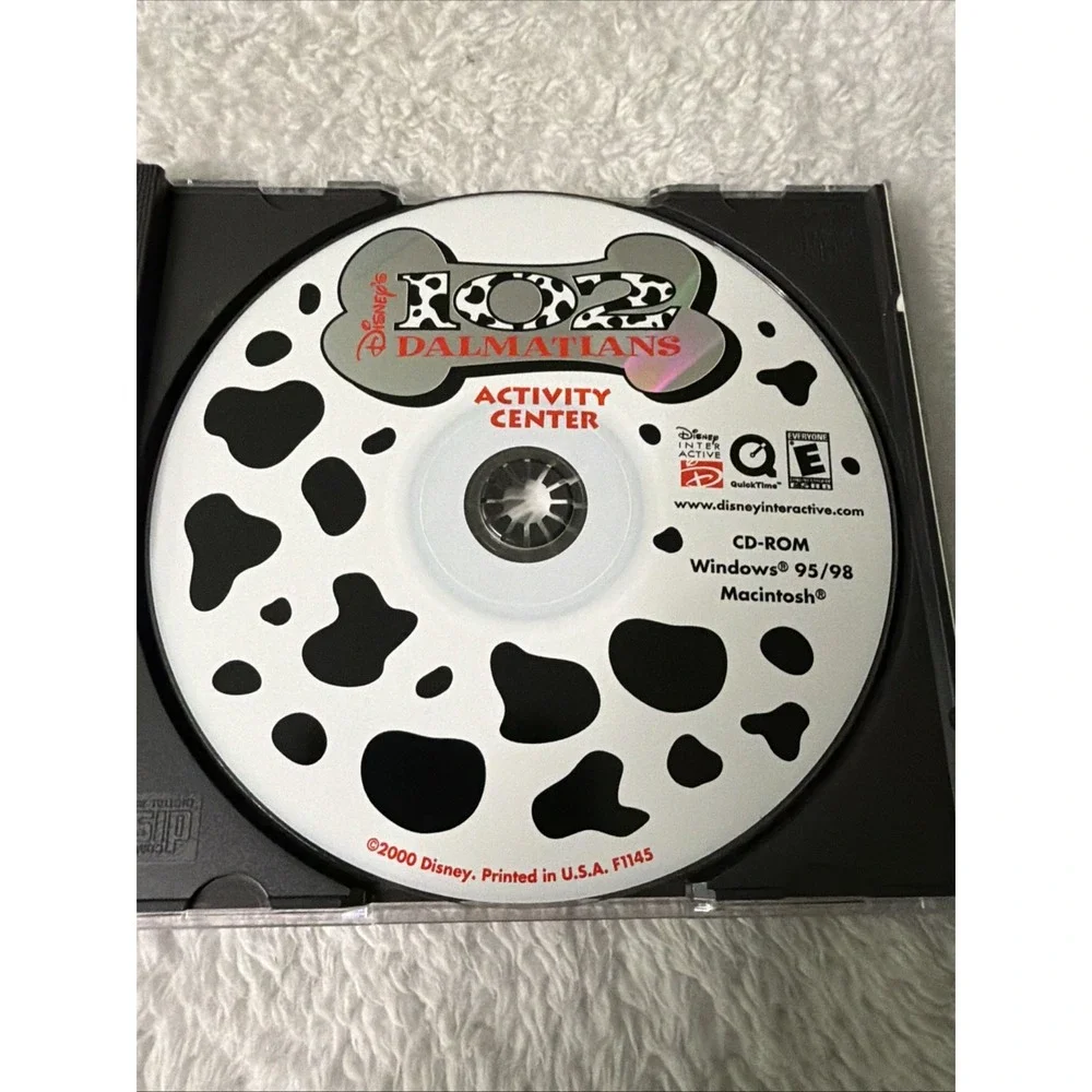 102 DALMATIANS Activity Center Game PC CD ROM Game 2000 Vtg Disney Dogs